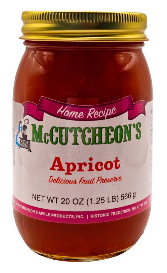 jar of McCutcheon's Apricot Preserves