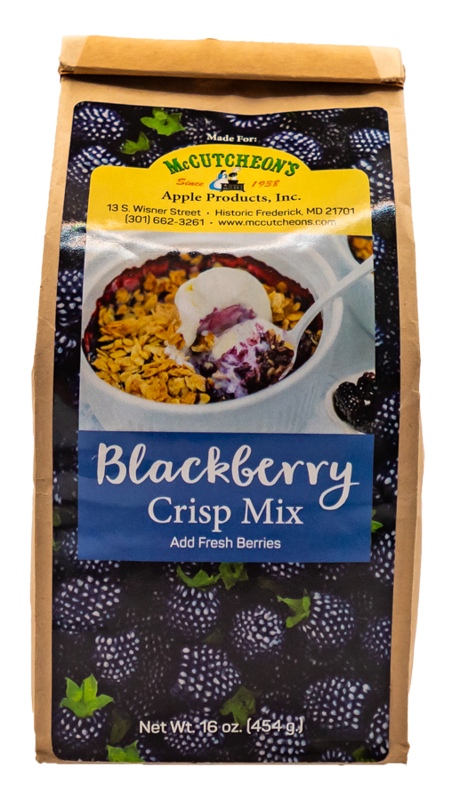 bag of McCutcheon's blackberry crisp mix