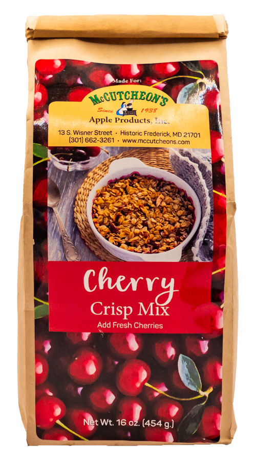 bag of McCutcheon's cherry crisp mix