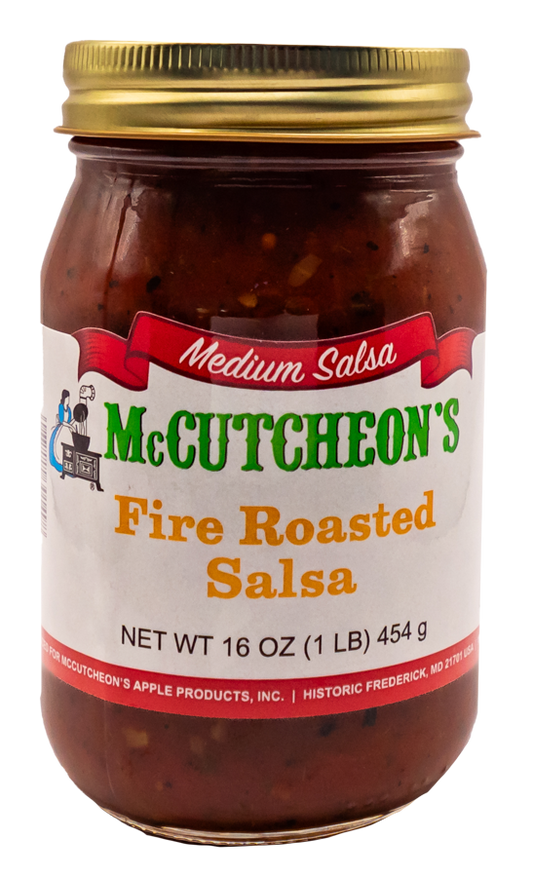 jar of McCutcheon's Fire Roasted Salsa